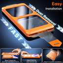 TOCOL for Pixel 10 Pro Screen Protector/Pixel 10 Screen Protector 6.3 9H Hardness Military Grade Shatterproof HD Tempered Glass for Full Coverage Easy Installation 2 Pack