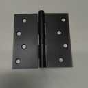 goldenwarm 12 Pack Interior and Exterior Door Hinges, Oil Rubbed Bronze Door Hinges 4 inch x 4 inch with Square Corners