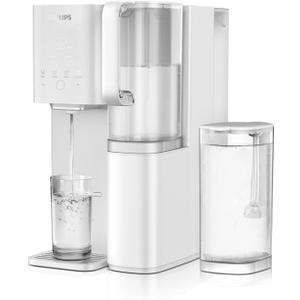 Philips Reverse Osmosis Water Filter Countertop, 6 Stage RO System Water Filtration Purifier with Aquaporin Inside Remineralization and 2 Portable Pitchers, NSF/ANSI 372 Certified, Reduce TDS Lead