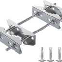 Heavy Duty Pole to Pole Mount -Stainless Steel - Antenna Mast to Mast Bracket (Antenna Pipe Clamp, 1 Set Pack)