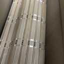 LazBlinds No Tools No Drill Bamboo Roller Shades, Cordless Bamboo Blinds, Light Filtering Roll Up Blinds for Windows, French Door, Porch or Patio Privacy Screen, 26'' W x 70'' H, Brown206