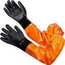Gastody - Chemical Resistant Gloves, Reusable,Heavy Duty Safety Work Gloves,Resist Acid,Oil,Alkali - L - Extra-long 27.5"