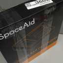 SpaceAid Bag Storage Organizer for Kitchen Drawer, Bamboo Organizer, Compatible with Gallon, Quart, Sandwich and Snack Variety Size Bag (1 Box 4 Slots), White