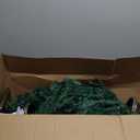 4FT Prelit Christmas Tree 2-Pack Artificial Potted Christmas Tree with 100 Warm White LEDs Battery Powered & 8 Lighting Modes for Xmas Porch Entrance Decorations