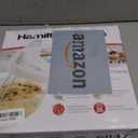 Hamilton Beach Power Deluxe 6-Speed Electric Hand Mixer with Snap-On Storage Case, QuickBurst, Beaters, Whisk, Powerful 250 Watt Motor, Bowl Rest, White (62695V)