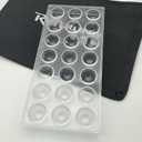 Goldbaking Bell Shape Chocolate Bonbon Mold Polycarbonate Truffle Mould Homemade Chocolates Covered Candy DIY Tool