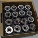 14x1.5 Ford OEM Lug Nut, Mag Seat One-Piece Stock Design Wheel Lug Nut with Washer Fit 2017-2024 Ford F-250 F-350 Factory Wheel Trucks,32Pcs Chrome Centered Round HCPZ-1012-B HCPZ-1012-A Replacement 32 Count