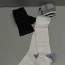 FITRELL 3 Pairs Compression Socks for Women and Men 20-30mmHg-Circulation Support Socks (Small-Medium, Black+White+Grey)