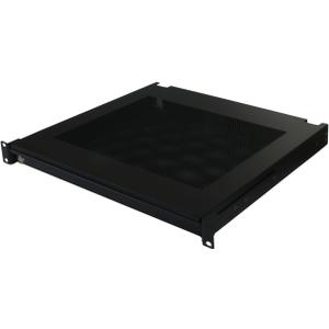 Penn Elcom EX-6301B 19 Inch Rack Mountable Vented Laptop/Tablet Drawer with Foam Wrist-Pad Support, Key Lock and Rear Cable Access