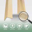 6Pcs 48" Wall Corner Protector,Pre-Cut Wall Corner Protector Guard Protection,Wood Grain Corner Trim for Door,Window Frames,Wooden Wall Edges (6Pcs-Oak)