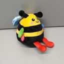 hahaland Tummy Time Bouncing Bee Toy for 6-12 Month, Musical Dancing Plush Bee Baby Toys 9 Month Old, Vibrating & Buzzing Bee Toy Gifts for 1 Year Old Boy & Girl