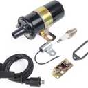 Ignition Coil, Points, Condenser, Spark Plug & Wire, Fit for Kohler K-Series Tractor Engine K90 K91 K141 K161 K181 K241 K301 K321 K341 K361 K482 K532 K582 Replace# 47 150 01-S, 230722-S