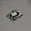 WAKAKAC Diecast Car 1/32 for Type-R Model Car Pull Back Toy Car with Light and Sound Model Vehicles for Boys Girls Gift(White)