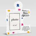 Team Appreciation Gifts Photo Frame, Thank You Farewell Retirement Gift for Coworkers Leader Teammate Employee Acrylic Puzzle Picture Frame, 4x6 Inches Photo