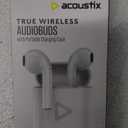 TRUE WIRELESS audiobuds by Acoustix with Charging Case Portable Music on the go Earbuds Outdoor Indoor Audio device