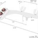 LUXE Bidet NEO 120 Plus - Single Nozzle, Non-Electric Bidet Attachment for Toilet Seat, Patented Slide-In Install, 360 Self-Clean, EZ-Lift to Clean, Rear Wash (Rose Gold)