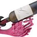 Beachcombers Flamingo Pink Tropical Coastal Nautical Beach House Tabletop Rack Figure Collectible Wine Bottle Holder Pink