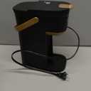 Tastyle Single Serve One Cup Coffee Maker, for K Cups and Grounds, Mini Coffee Maker with Portable Handle, 6 to 12 Oz Brew Size, for Travel, Camping, Office, RV and Dorm, 120V, Black and Gold