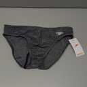 Speedo Men's Swimsuit Brief PowerFlex Eco Solar (32, Heather Grey)
