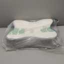 DONAMA Cervical Pillow for Neck and Shoulder,Contour Memory Foam Pillow,Ergonomic Neck Support Pillow for Side Back Stomach Sleepers with Pillowcase (Queen Size 24.8"Lx14.96"Wx5.51"H, Light Grey)