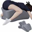 Ergonomic Prone Pillow for Stomach Lying, Multi-Angle Face Down Pillow for Reading in Bed & Phone Use, Breathable Comfortable Support Cushion for Relaxing, Lumbar Back Support for Sleeping