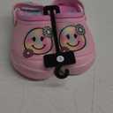 Smiley Face Size 1 Pink Children's Clogs Slip-on Slides Non-Slip Beach
