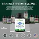 ForestLeaf Magnesium Complex 500mg - 500mg Capsules - Supplement 500 mg - for Sleep, Constipation - Supplement for Women (120 Ct)