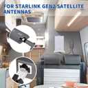 SZSAUTO Ethernet Adapter for Starlink Internet Kit Satellite, Compatible with Starlink Gen 2 V 2 Satellite Antenna - for Wired External Network Router Fast and Stable Connection Starlink Gen 2 Dish