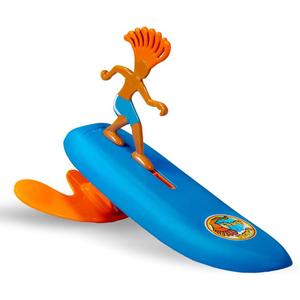 Surfer Dudes Classics Wave Powered Mini-Surfer and Surfboard Toy - Hanalei Harry