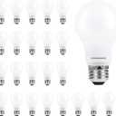 Sylvania ECO LED A19 Light Bulb, 60W Equivalent, Efficient 9W, 7 Year, 750 Lumens, Non-Dimmable, Frosted, 5000K Daylight - 24 Pack (40987)