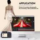 Cream Photography Backdrop for Photoshoot, Photo Backdrop Curtain, Perfect Cream Backdrops for Party Portrait Photoshoots Video Studio 8FTx10FT