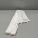 Chyhomenyc Uptown Faux Silk White Curtains 63 Inch Length 2 Panels for Bedroom, Light Filtering Shiny White Soft Fabric Rod Pocket Window Drapes for Living Room, Each 40x63 Inches