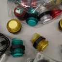 EG STARTS 4 Player Classic DIY Arcade Joystick Kit Parts USB Encoder To PC Controls Games + 4/8 Way Stick + 5V led Illuminated Push Buttons Compatible Video Game Consoles Mame Raspberry Pi & 4 Colors