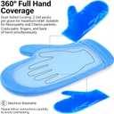 Hot & Cold Therapy Gloves | Ice & Heat Pain Relieving Mittens | Microwavable & Freezable, Arthritis, Finger & Hand Injuries, Carpal Tunnel - Small, Medium