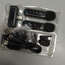 Wireless Microphone for iPhone & Android, 2-Pack Mini Lavalier Mic