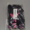 rabbitgoo Dog Harness No Pull with 2 Leash Clips, Adjustable Soft Padded, Reflective Oxford No Choke Pet Vest with Easy Control Handle for Large Dogs, Black & Hot Pink, XL