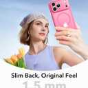 ESR for iPhone 17 Pro Case, Camera Control Cover, Compatible with MagSafe, Shockproof Military-Grade Protection, Magnetic Phone Case for iPhone 17 Pro, Classic Hybrid Case, Frosted Pink