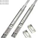 OCG Soft Close Drawer Slides 22 Inch (10 Pairs), Full Extension Ball Bearing Side Mount Drawer Slides for Cabinets with Face Frame