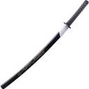 Japanese Katana Sword - Polypropylene Black Blade with Saya, Samurai Training Sword for Cosplay, 40.1 inches