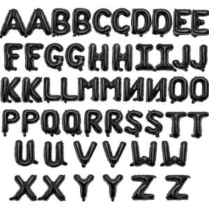 52 Pieces 16 Inches A-Z Letter Balloons 2 Sets of Alphabet Mylar Balloon (Each Letter Includes 2 Balloons) for Party Decorations, Birthday, Wedding, Graduation and Hanging Alphabet Banners