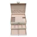 3 Layers Jewelry Organizer Jewelry Box Watch Ring Earring Necklace Storage Case