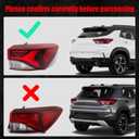 Huray Right LED Outer Tail Light for Chevy Trailblazer ACTIV/RS 2021-2023