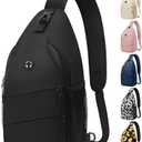 Pritent Crossbody Bags for Women Men Trendy Sling Bag Backpack Casual Chest Bag with Convertible Shoulder Strap