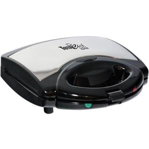 Total Chef Waffle Maker - Mini Belgium Waflera, Sandwich, Grill, Panini Press Machine, Electric, Non-Stick Removable Plates, Easy To Clean Countertop Cooking Kitchen Appliance For Breakfast, 4 in1