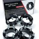 6x5.5 Wheel Spacers 2 Inch, Set of 4-6 Lug 50mm Wheel Centric Adapter - Fits Chevy, GMC & Cadillac - 1999-2022 Silverado, Sierra, Avalanche, Tahoe & Suburban - 6x139.7mm Bolt Pattern, M14x1.5 Studs