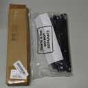 24 Pcs Metal Adjustable File Cabinet Rails Set Include 16 Hanging File Rail Clips 8 Cabinet Dividers Bars Suitable for Cabinets with Drawer Thickness Less Than 1/8 Inch(Black,10-18.5 Inch)