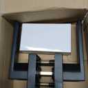 Plustool 8 Pack Matte Black Door Handles, Passage Door Levers for Hallway & Closet, Interior Keyless Door Knobs Heavy Duty Square Non-Locking Handlesets(2.0lb), Reversible for Left & Right Sided Doors