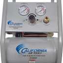 California Air Tools CAT-1P1060SP Light & Quiet Portable Air Compressor, Lightweight, Ultra Quiet, Oil-Free, 1 Gallon Steel Tank, .6 HP, 56 dBA Noise Level (Silver)