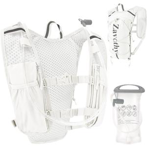 Zavothy Hydration Backpack with Rain Cover, 1.5L Lightweight Hydration Pack for Hiking, Cycling & Trail Running