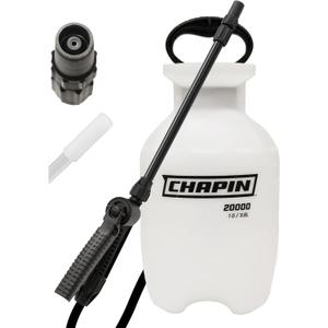 Chapin 20000 Made in USA 1 -Gallon Lawn and Garden Pump Pressured Sprayer, for Spraying Plants, Garden Watering, Weeds and Pests, Polypropylene, Translucent White (1 Gallon Sprayer)